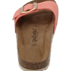 Damen Palado Pantoletten & Badeschuhe<Malta EGS Velours Premium Leather, Pantoletten, Damen, Orange