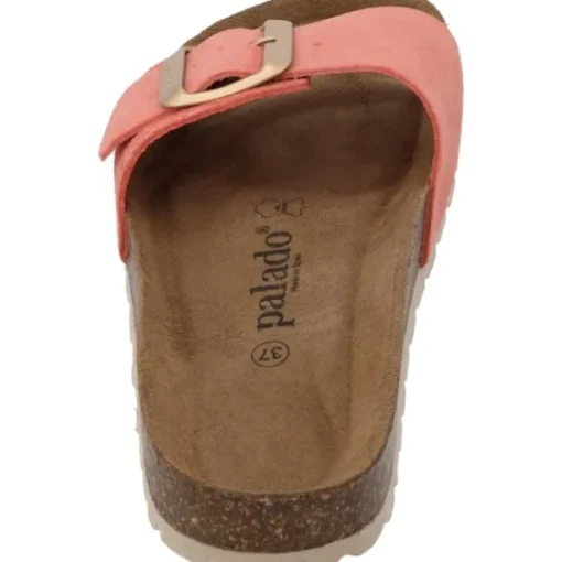 Damen Palado Pantoletten & Badeschuhe<Malta EGS Velours Premium Leather, Pantoletten, Damen, Orange