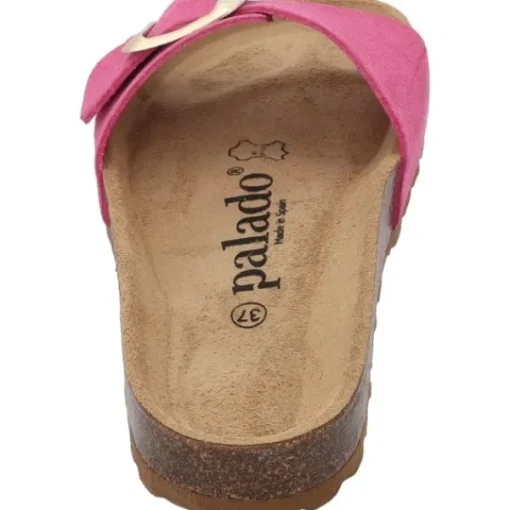 Damen Palado Pantoletten & Badeschuhe<Malta EGS Velours Premium Leather, Pantoletten, Damen, Pink