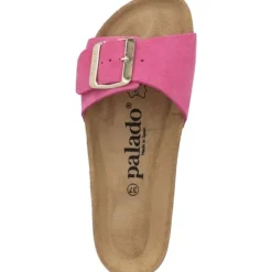 Damen Palado Pantoletten & Badeschuhe<Malta EGS Velours Premium Leather, Pantoletten, Damen, Pink