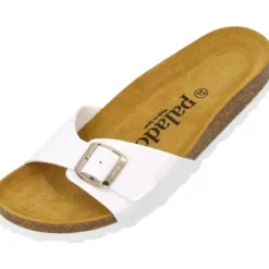Damen Palado Pantoletten & Badeschuhe<Malta Lack, Pantoletten, Damen, Weiß