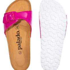 Damen Palado Pantoletten & Badeschuhe<Malta Lack, Pantoletten, Damen, Fuchsia