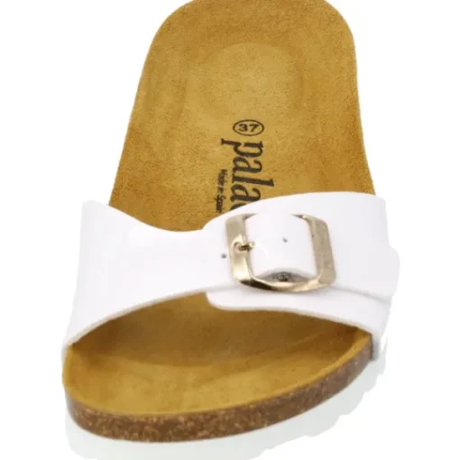 Damen Palado Pantoletten & Badeschuhe<Malta Lack, Pantoletten, Damen, Weiß