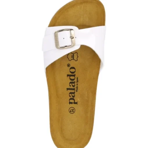 Damen Palado Pantoletten & Badeschuhe<Malta Lack, Pantoletten, Damen, Weiß