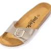 Damen Palado Pantoletten & Badeschuhe<Malta Metallic, Pantoletten, Damen, Beige/Weiß