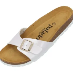 Damen Palado Pantoletten & Badeschuhe<Malta Metallic, Pantoletten, Damen, Weiß/Gold