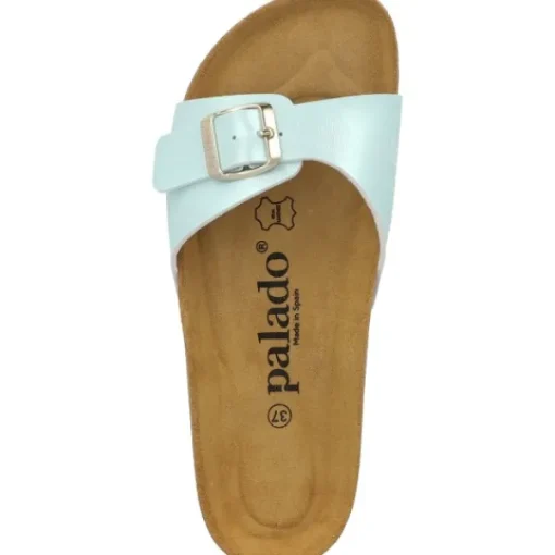 Damen Palado Pantoletten & Badeschuhe<Malta Metallic, Pantoletten, Damen, Türkis
