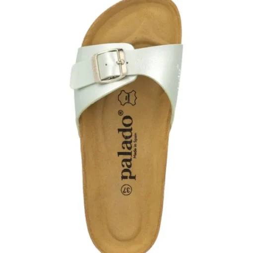 Damen Palado Pantoletten & Badeschuhe<Malta Metallic, Pantoletten, Damen, Pistazie