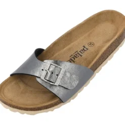 Damen Palado Pantoletten & Badeschuhe<Malta Metallic SQS, Pantoletten, Damen, Grau