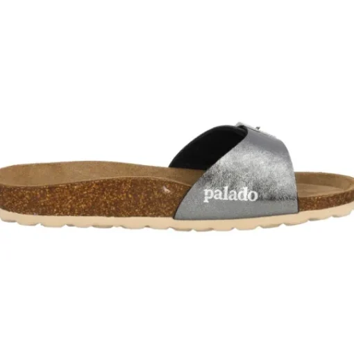 Damen Palado Pantoletten & Badeschuhe<Malta Metallic SQS, Pantoletten, Damen, Grau