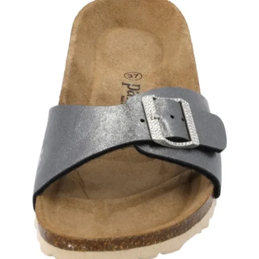 Damen Palado Pantoletten & Badeschuhe<Malta Metallic SQS, Pantoletten, Damen, Grau