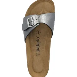 Damen Palado Pantoletten & Badeschuhe<Malta Metallic SQS, Pantoletten, Damen, Grau