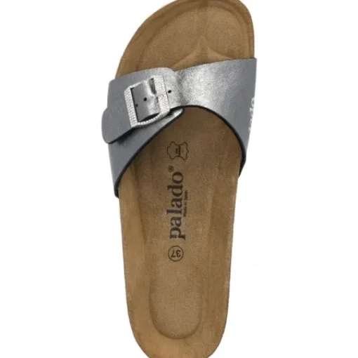 Damen Palado Pantoletten & Badeschuhe<Malta Metallic SQS, Pantoletten, Damen, Grau