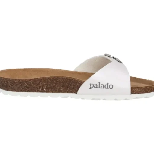 Damen Palado by Sila Sahin Pantoletten & Badeschuhe<Palado Malta RD by Sila Sahin, Pantoletten, Damen, Weiß Metallic