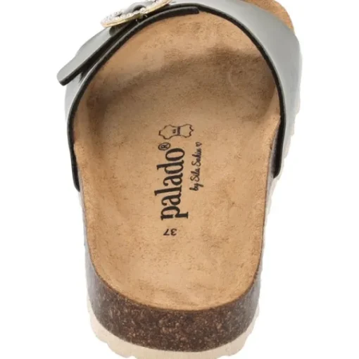 Damen Palado by Sila Sahin Pantoletten & Badeschuhe<Palado Malta RD by Sila Sahin, Pantoletten, Damen, Khaki Lack