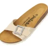 Damen Palado by Sila Sahin Pantoletten & Badeschuhe<Palado Malta SQ by Sila Sahin, Pantoletten, Damen, Beige Lack