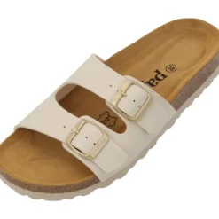 Damen Palado Pantoletten & Badeschuhe<Milos Matt, Pantoletten, Damen, Hellbeige