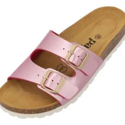 Damen Palado Pantoletten & Badeschuhe<Milos Metallic, Pantoletten, Damen, Pink