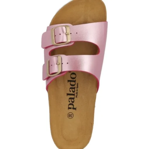 Damen Palado Pantoletten & Badeschuhe<Milos Metallic, Pantoletten, Damen, Pink