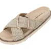Damen Palado Pantoletten & Badeschuhe<Myneris, Pantoletten, Damen, Beige