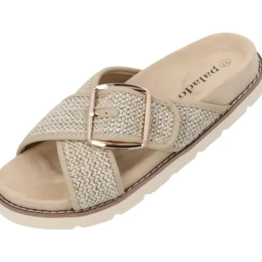 Damen Palado Pantoletten & Badeschuhe<Myneris, Pantoletten, Damen, Beige