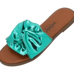 Damen Palado by Sila Sahin Pantoletten & Badeschuhe<Palado Namar by Sila Sahin, Pantoletten, Damen, Grün Metallic