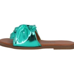 Damen Palado by Sila Sahin Pantoletten & Badeschuhe<Palado Namar by Sila Sahin, Pantoletten, Damen, Grün Metallic