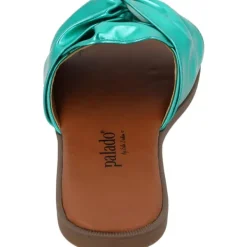 Damen Palado by Sila Sahin Pantoletten & Badeschuhe<Palado Namar by Sila Sahin, Pantoletten, Damen, Grün Metallic