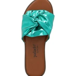 Damen Palado by Sila Sahin Pantoletten & Badeschuhe<Palado Namar by Sila Sahin, Pantoletten, Damen, Grün Metallic
