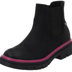 Damen Palado Boots<Natlee, Chelsea Boots, Damen, Schwarz/Pink