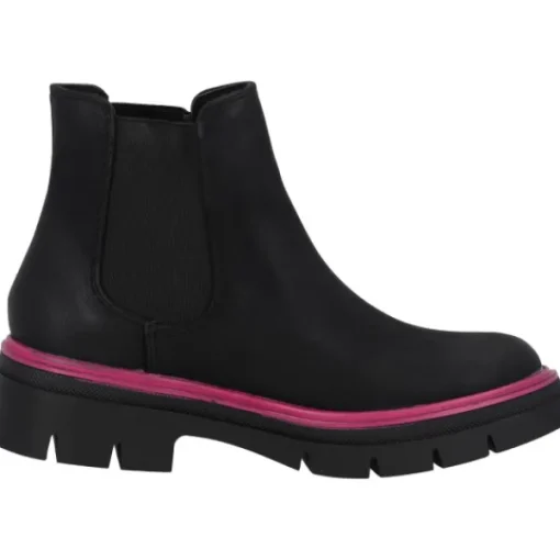 Damen Palado Boots<Natlee, Chelsea Boots, Damen, Schwarz/Pink