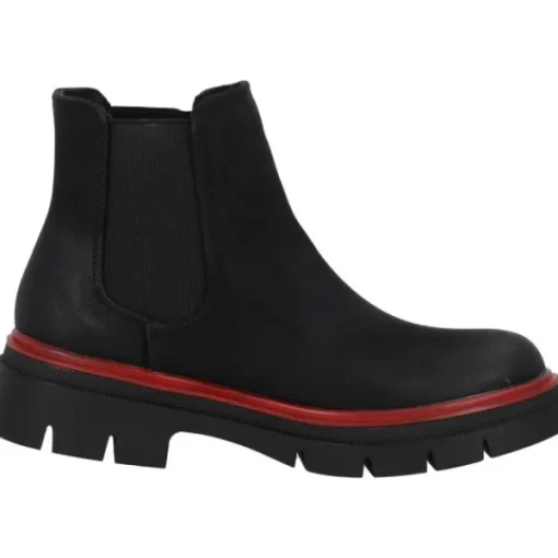 Damen Palado Boots<Natlee, Chelsea Boots, Damen, Schwarz/Rot