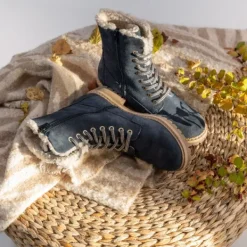 Damen Palado Stiefel<Olib, Schnürstiefel, Damen, Blau