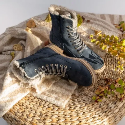 Damen Palado Stiefel<Olib, Schnürstiefel, Damen, Blau