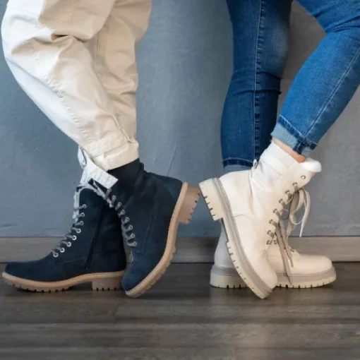 Damen Palado Stiefel<Olib, Schnürstiefel, Damen, Blau