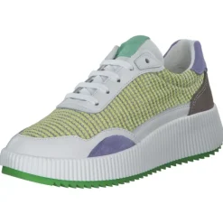 Damen Palado Klassische- & Business Schuhe<PA 0034, Schnürschuhe, Damen, Weiß/Blau/Grün/Gelb