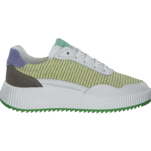 Damen Palado Klassische- & Business Schuhe<PA 0034, Schnürschuhe, Damen, Weiß/Blau/Grün/Gelb