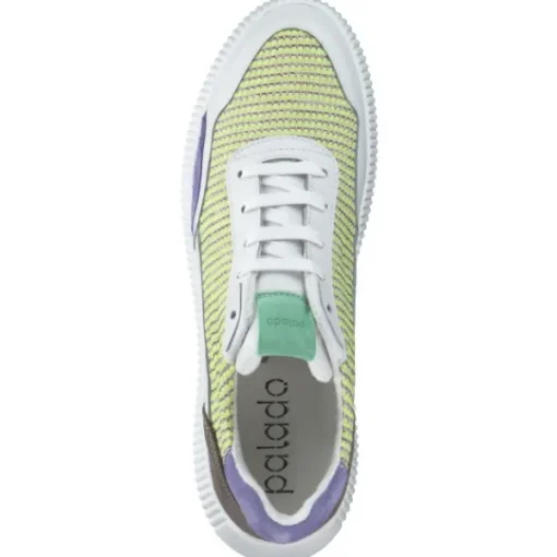 Damen Palado Klassische- & Business Schuhe<PA 0034, Schnürschuhe, Damen, Weiß/Blau/Grün/Gelb