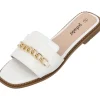 Damen Palado Pantoletten & Badeschuhe<Pekiz, Pantoletten, Damen, Weiß