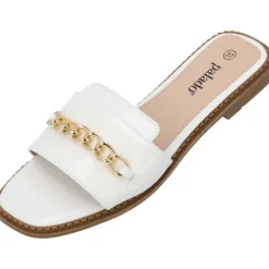 Damen Palado Pantoletten & Badeschuhe<Pekiz, Pantoletten, Damen, Weiß