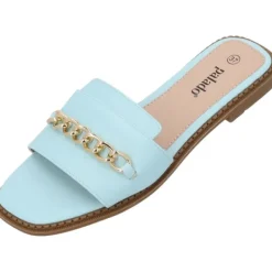 Damen Palado Pantoletten & Badeschuhe<Pekiz, Pantoletten, Damen, Hellblau