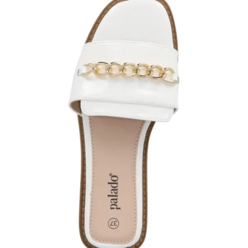 Damen Palado Pantoletten & Badeschuhe<Pekiz, Pantoletten, Damen, Weiß