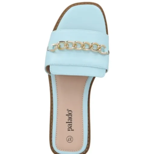 Damen Palado Pantoletten & Badeschuhe<Pekiz, Pantoletten, Damen, Hellblau
