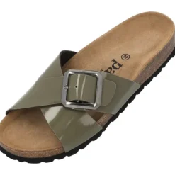 Damen Palado Pantoletten & Badeschuhe<Ranreak, Pantoletten, Damen, Khaki Lack