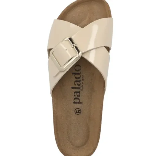 Damen Palado Pantoletten & Badeschuhe<Ranreak, Pantoletten, Damen, Beige Lack