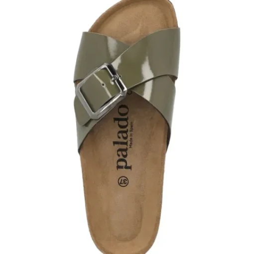 Damen Palado Pantoletten & Badeschuhe<Ranreak, Pantoletten, Damen, Khaki Lack