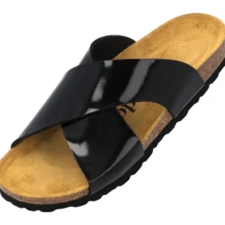 Damen Palado Pantoletten & Badeschuhe<Rianel, Pantoletten, Damen, Schwarz Lack
