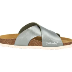 Damen Palado Pantoletten & Badeschuhe<Rianel, Pantoletten, Damen, Olive Metallic