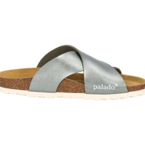 Damen Palado Pantoletten & Badeschuhe<Rianel, Pantoletten, Damen, Olive Metallic
