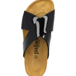 Damen Palado Pantoletten & Badeschuhe<Rianel, Pantoletten, Damen, Schwarz Lack